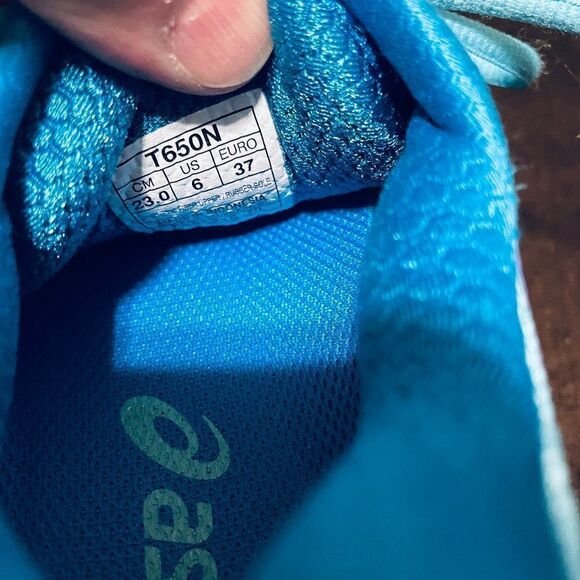 ASICS GEL-Nimbus 18 Methyl Blue Purple White Womens Running Shoes Rare Find - Picture 16 of 16